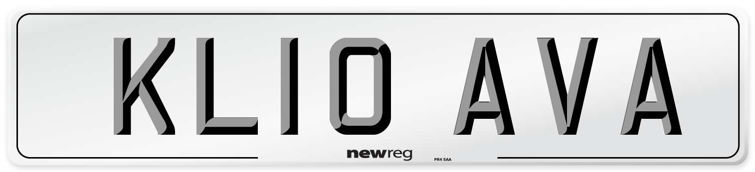 KL10 AVA Number Plate from New Reg